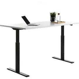 TOPSTAR Schreibtisch E-Table weiß / schwarz