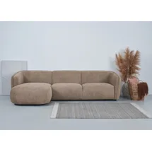 Andas Ecksofa »Ostrup«, schlichtes modernes Design, in verschiedenen Farben grau