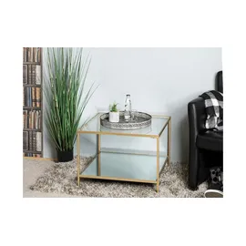 Haku-Möbel Couchtisch Porto Gold 60 x 45 x 60 cm