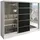 A&J MöbelLand Schiebetürenschrank TOP 200 x 215 x 59,5 cm schwarz
