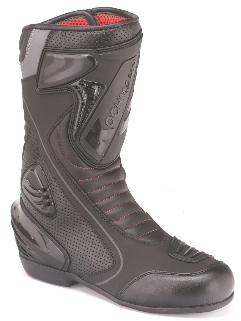 Kochmann Milano wasserdichter Motorradstiefel, schwarz, Größe 41 für Männer