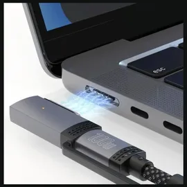 4smarts USB-C auf USB-C Adapter 2 m Schwarz/Grau