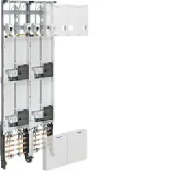 Hager ZK54C7N Komplettfeld, universZ, 1350mm, 4Zählerplätze, 2-feld, Ausfühtung Hessen