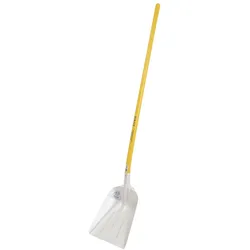 Offner Alu-Universalschaufel A111000, 39 cm, rippenverstärkt, gelbe Signalfarbe