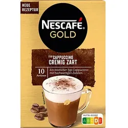 NESCAFÉ Cappuccino Cremig Zart Getränkepulver , 10x 14,0 g