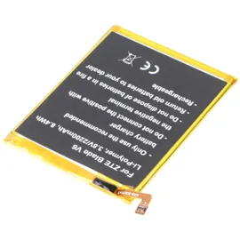 AccuCell Akku passend für ZTE Blade V6, Li-Polymer, 3,8V, 2200mAh, 8,4Wh, built-in, ohne Werkzeug