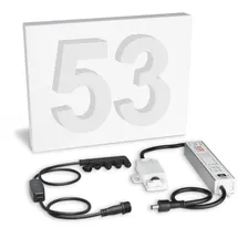 longlifeled gmbh Hausnummernleuchte 275x210 Weiß