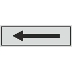 Symbol - Pfeil - silbermatt