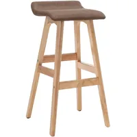 VidaXL Barhocker 2 Stk. Taupe Stoff