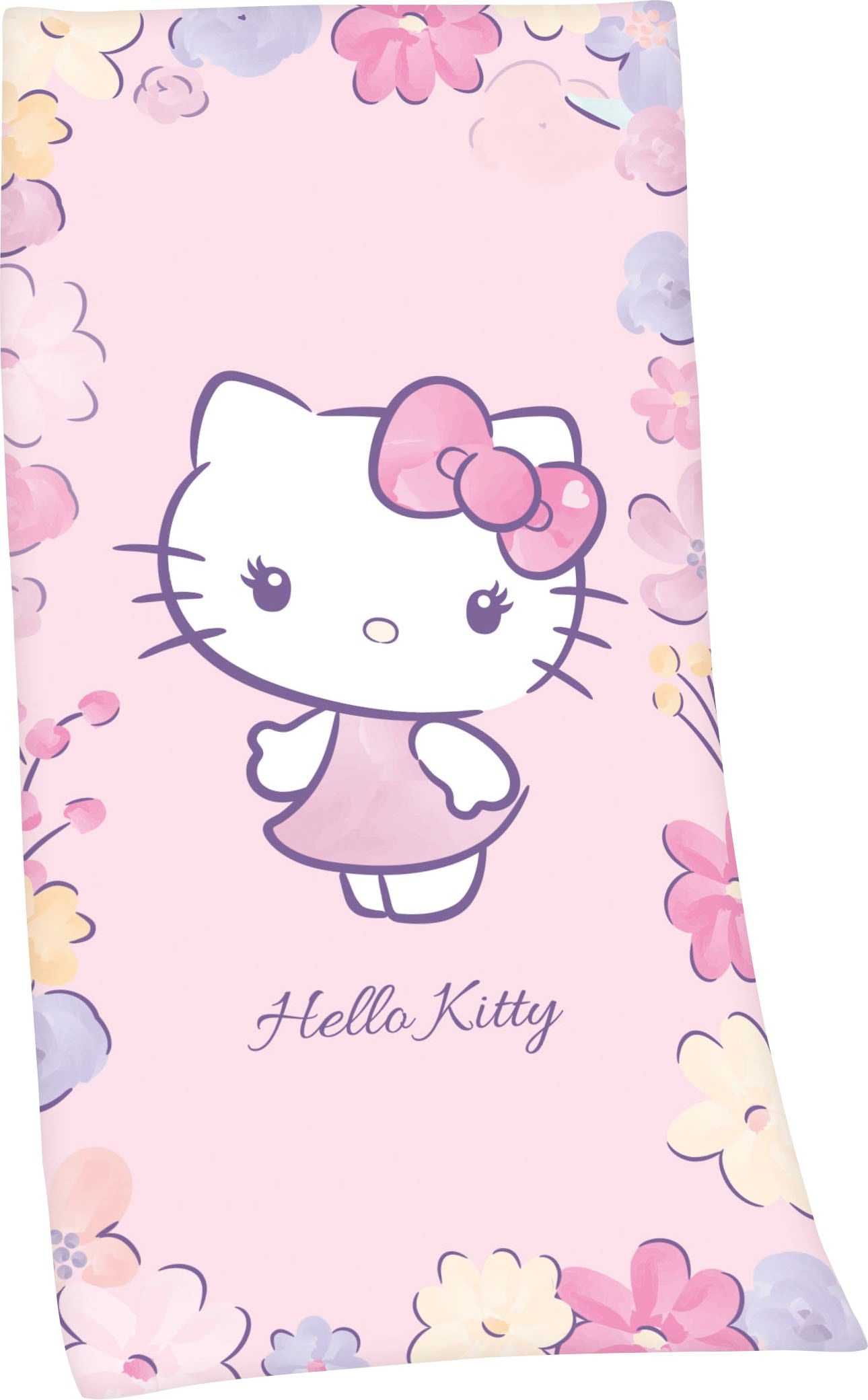 Hello Kitty Badetuch »Hello Kitty«, (1 St.) Hello Kitty rosé