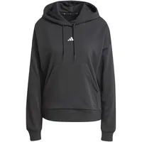 Adidas Essentials Small Logo French Terry Kapuzenpullover Black /