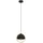 EGLO Callow 1-flg. 23 cm rund schwarz mit Holzring