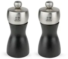 Peugeot FIDJI Duo Pfeffer- und Salzmühlen-Set, matt schwarz 2/2128300 , Größe: 12 cm
