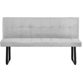 byLIVING Polsterbank Talea Hellgrau 160 x 92 x 59 cm