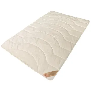 Traumschloss Naturfaserbettdecke Cotton, Füllung: 100% Baumwolle, Bezug: 100% Baumwolle, Sommerbettdecke weiß 135 cm x 200 cm