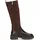 CAPRICE Damen Stiefel mit Absatz mit Thermosohle Bequem, Braun (Dk Brown Comb), 39 EU