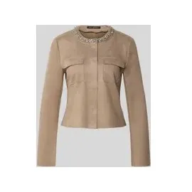Betty Barclay Blazer-Jacke mit Brusttaschen, Taupe, 38