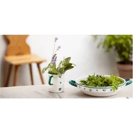 RIESS Fleischtopf mit Deckel 18 cm Gmunder Streublumen