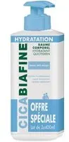 Cicabiafine Baume Corporel Hydratant Quotidien 2x400 ml