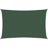 vidaXL Sonnensegel 2,5x5 m Dunkelgrün