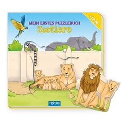 Trötsch Pappenbuch Mein erstes Puzzlebuch Zootiere