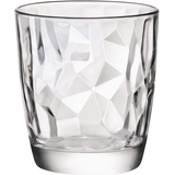 Cosecha Privada Bormioli Rocco 350200 Diamond Trasparente Trinkglas, Wasserglas, Saftglas, 305ml, Glas, transparent, 6 Stück