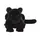 AURORA Luxe Boutique Raven Panther 50 cm Schwarz