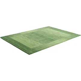 THEKO Wollteppich THEKO "Gabbeh Super, Handweb, auch als Läufer erhältlich, reine Wolle" Gr. 7, grün, B:240cm H:9mm L:340cm, Wolle, Teppiche, Schlafzimmer, Wohnzimmer, Esszimmer, auch als Bettumrandung