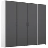 Rauch Wäscheschrank VOYAGER Otto ́s Choice 187 x 194 x 53 cm Grau/Weiß