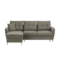 Ecksofa  Carla , braun , Maße (cm): B: 230 H: 93 T: 159