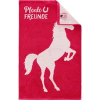Dyckhoff Duschtuch »Pferdefreunde«, pink Größe 70x130cm