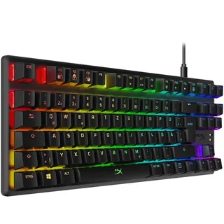 HyperX , USB-A, Alloy Origins Core – RGB Mechanische Gaming Tastatur, Tenkeyless, HyperX Red switches (DE layout)