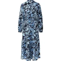 s.Oliver Midikleid Blau/Mehrfarbig 44