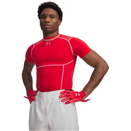 Under Armour HG Elite Comp Kurzarm T-Shirt Red/Reflective L