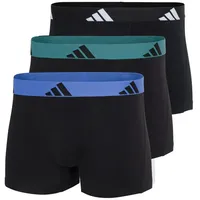 adidas Active Flex Cotton Trunk schwarz/blau/grün XXL 3er Pack