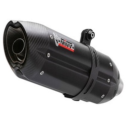 MIVV Suono Auspuffsystem mit EG-BE Edelstahl, Schwarz, Titan