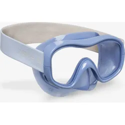 Tauchmaske Schnorcheln Kinder 100 Comfort hellblau beige|blau S