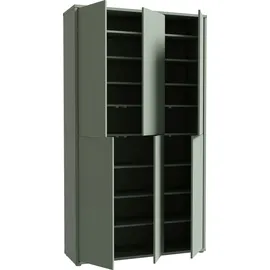Forte Alice Springs Schuhschrank 109,2x191,9x34,9 cm grün