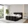 altdecor Polsterbett mit Bettkasten, Fußteil und Lattenrost, Boxbett ohne Matratze, - KALA-Z 140x200 Schwarz