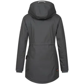 Navahoo Winterjacke Ireliaa mit warmen Teddyfell grau L (40)