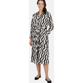 White Label Maxikleid Schwarz/Weiß 42