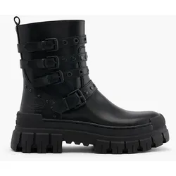 Bikerboots - Damen - schwarz