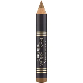 Max Factor Real Brow Fiber Pencil Blonde 0 – Augenbrauenstift mit 3D-Effekt – Für natürlich definierte Augenbrauen – Farbe Braun – 1 x 1 g