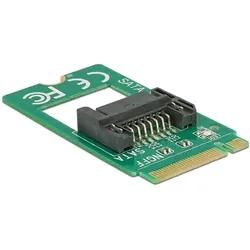 Delock Adapter M.2 Key B male > SATA 7 pin - Schnittstellenadapter