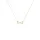 Elli DIAMONDS Halskette Infinity Pure Diamant (0,03 ct.) 925 Silber Gold