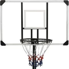 vidaXL Basketballständer Transparent 256-361 cm Polycarbonat