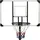 vidaXL Basketballständer Transparent 256-361 cm Polycarbonat