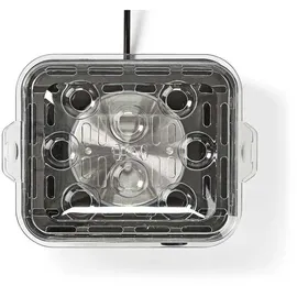 Nedis Eierkocher 8 Eier + Messbecher Aluminium/Schwarz