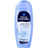 Felce Azzurra Körperlotion Classico Original - einzigartiger Duft - feuchtigkeitsspende Lotion mit Vitamin E und Mandelöl - dermatologisch getestet – 250 ml