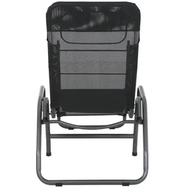 Siena Garden Bito Kippliege 139 x 72 x 118 cm schwarz